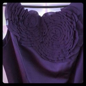 Plum bridesmaid dress